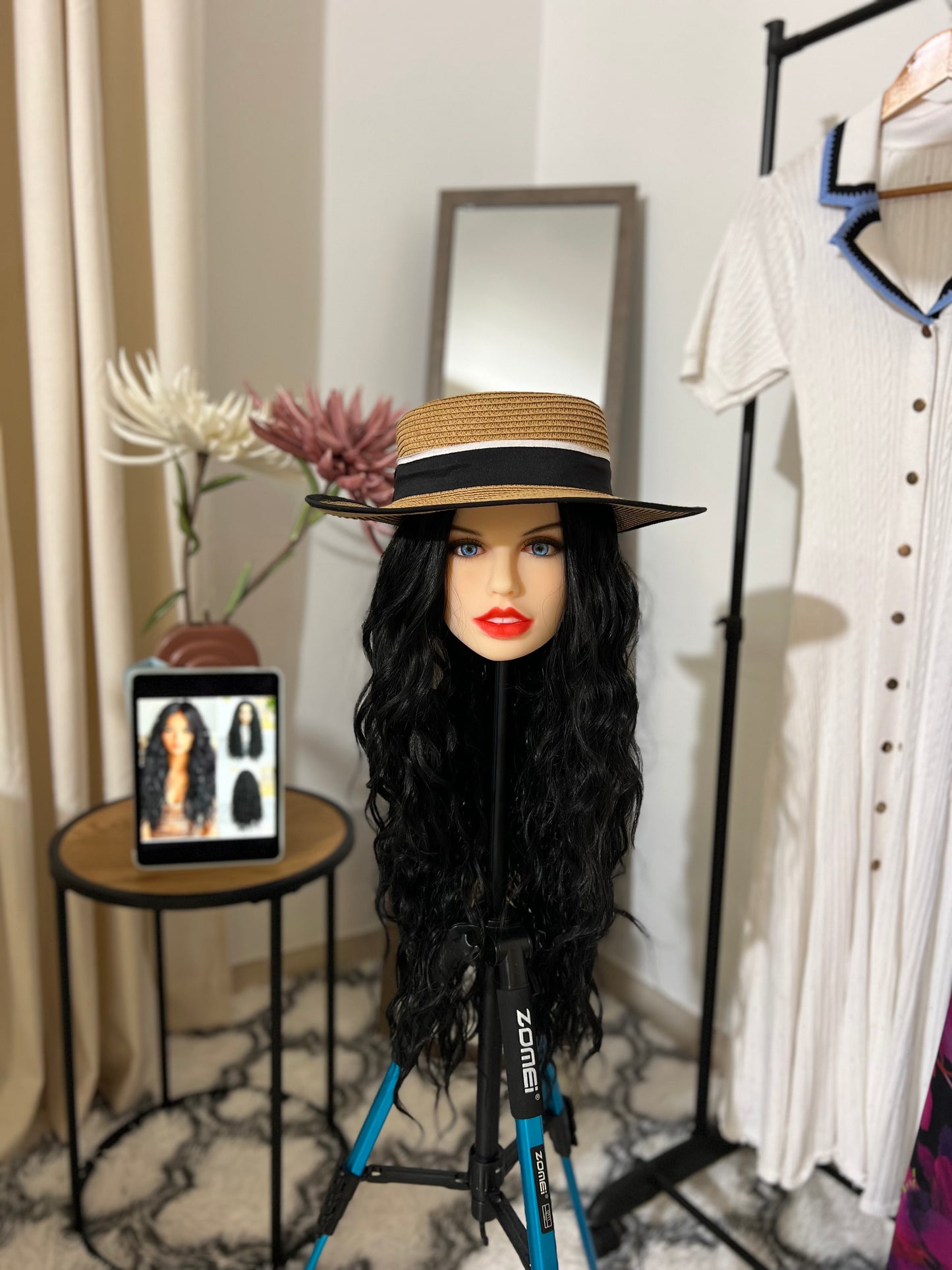 Fluffy Black Curly Wig