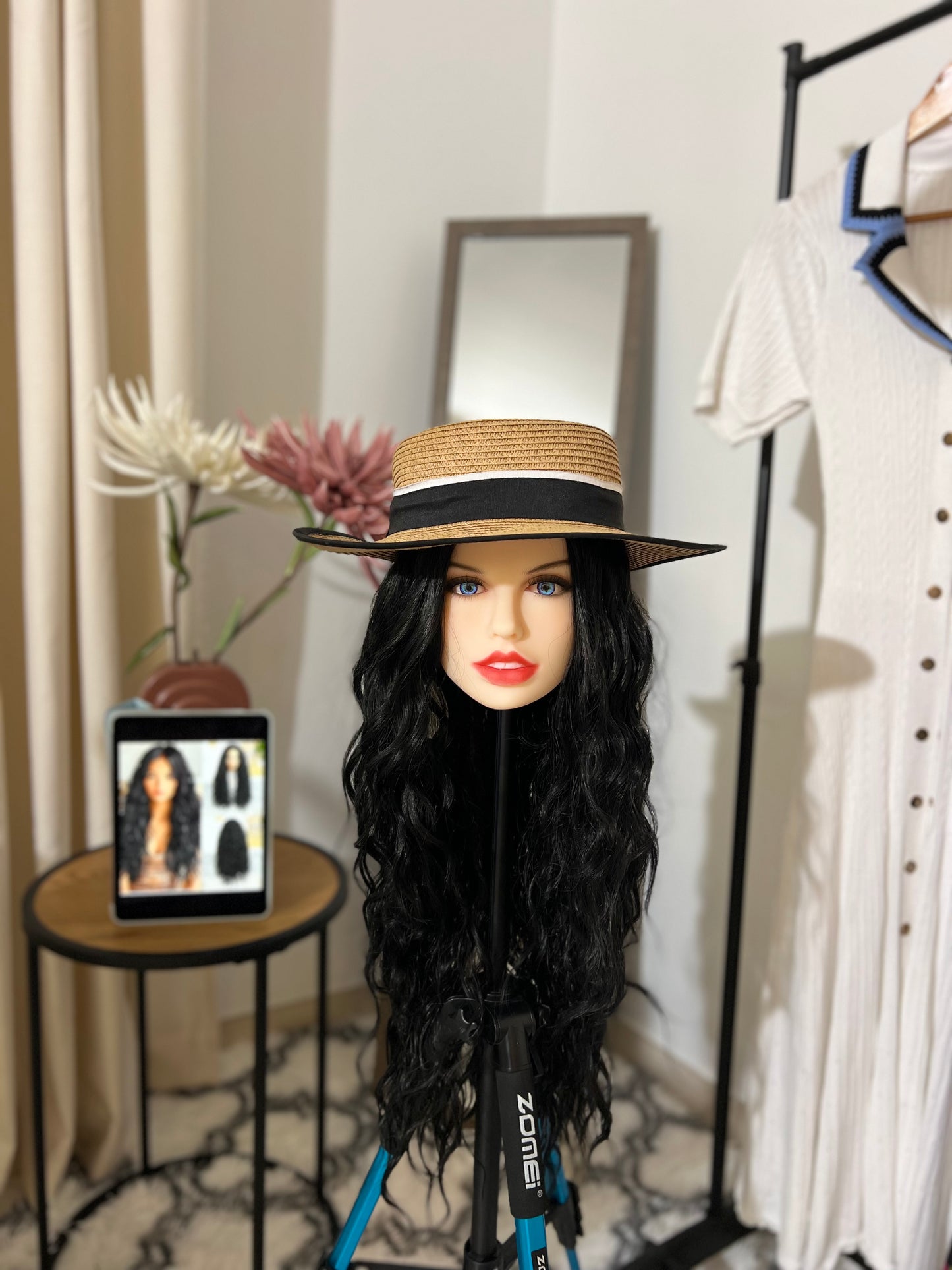 Fluffy Black Curly Wig
