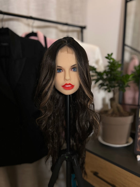 Brown & Blonde Loose Wavy Wig